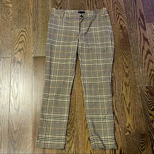 H&M Plaid Ankle Length Pant